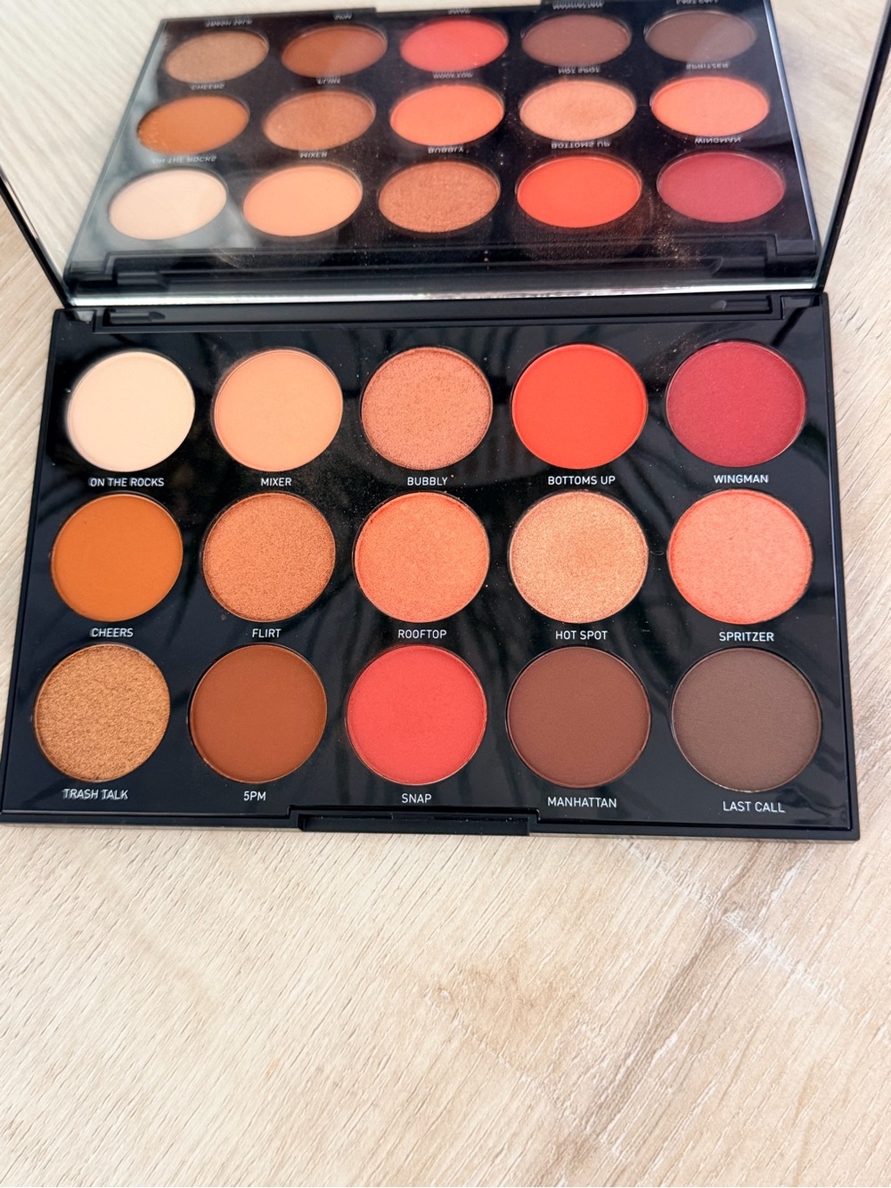 Morphe Warm Sunset Eyeshadow Palette – Neutral & Orange Shades NEVER USED